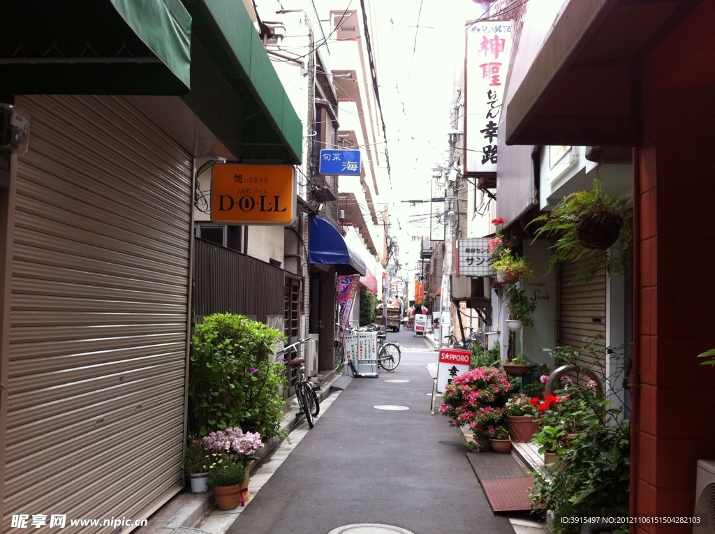 日本居民区街道