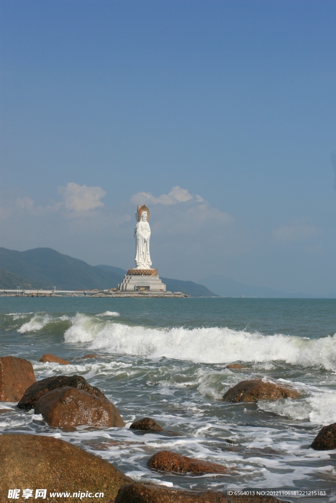 南山海上观音