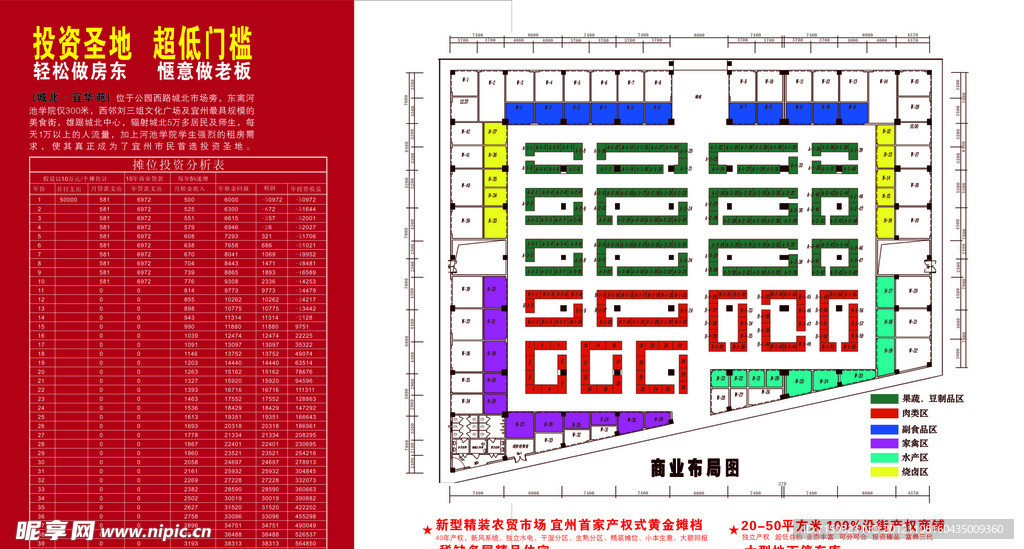 城北精美宣传折页下