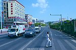 城市道路与高楼