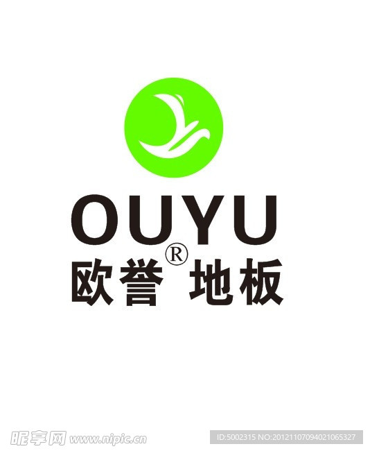 欧誉地板logo