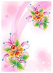 鲜花移门