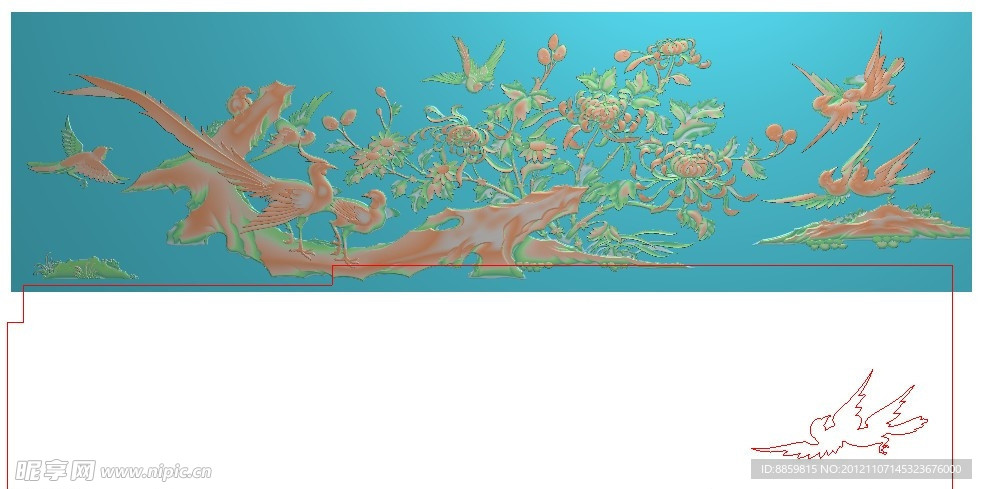 精雕图 百鸟 jdp