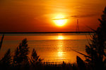 夕阳海景