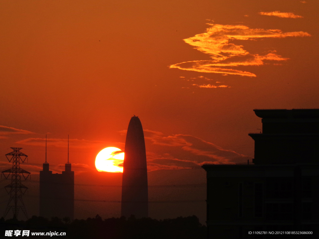 夕阳 晚霞