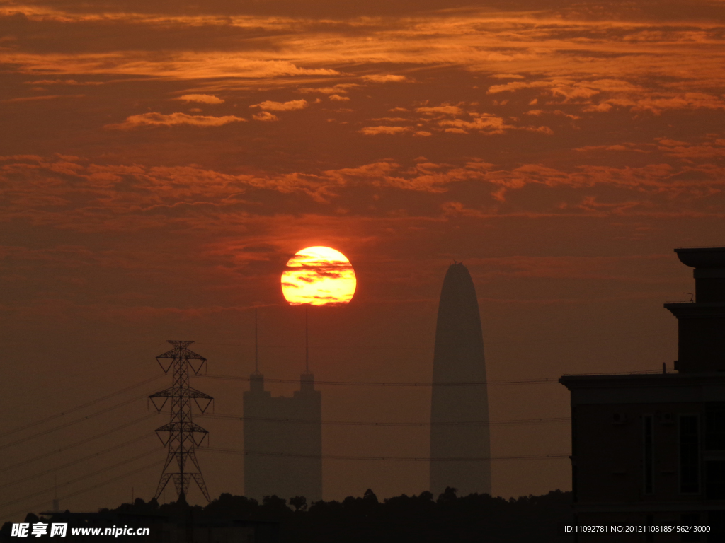 夕阳 晚霞