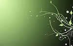 绿色花纹底纹