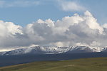 雪山云浪