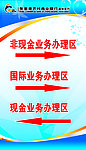 银行指示牌