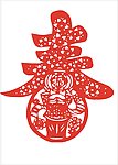 “春”剪纸