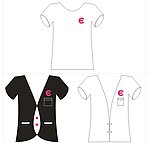 矢量人物 人物服装 工作服 员工服装设计