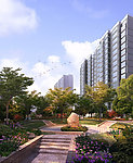住宅小区配套公园效果图