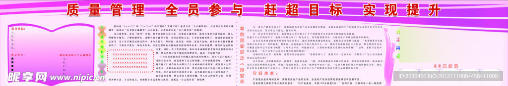质量宣传栏