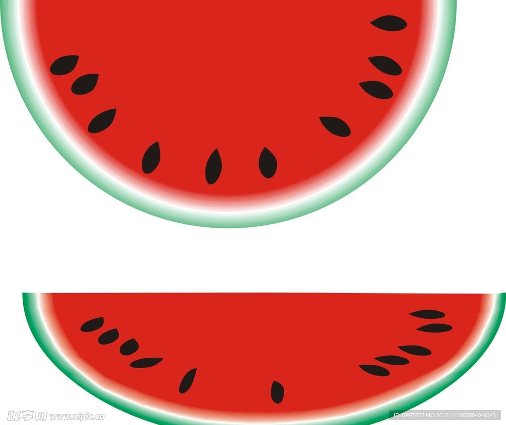西瓜矢量图