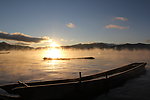 泸沽湖日出