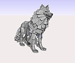 野狼3D模型