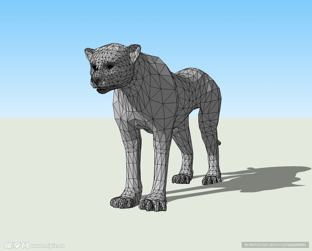 猎豹3D模型