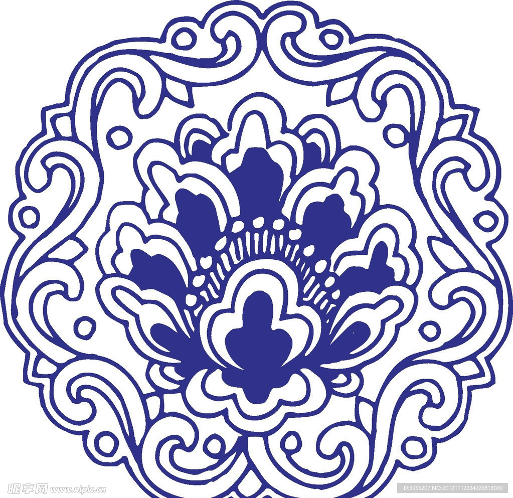 青花瓷图案