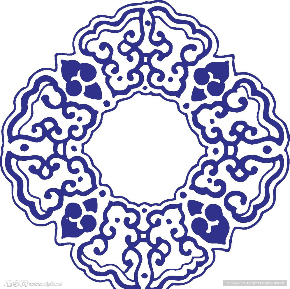 青花瓷图案