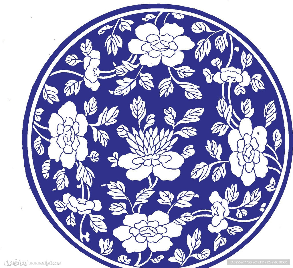 青花瓷图案