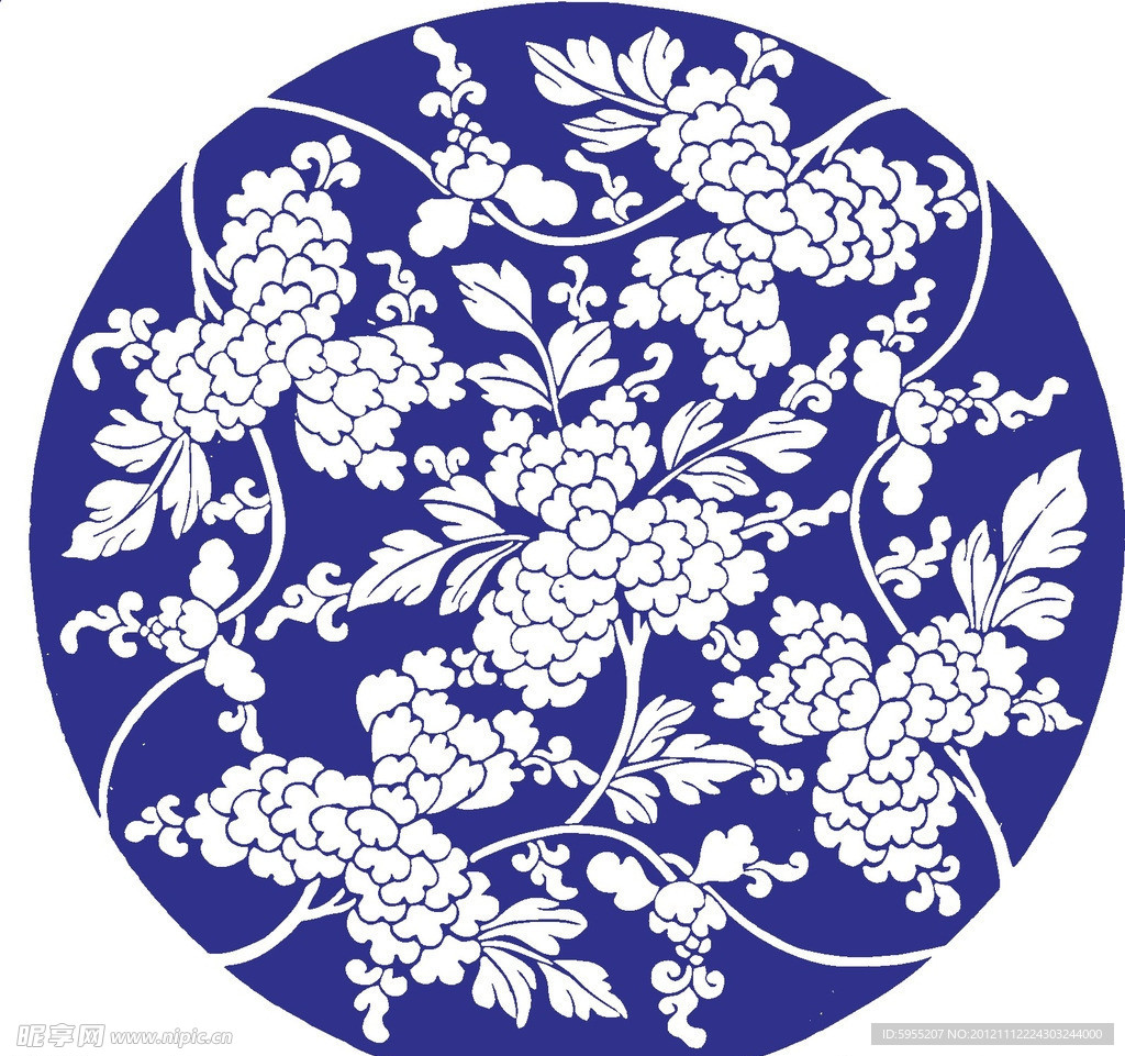 青花瓷图案