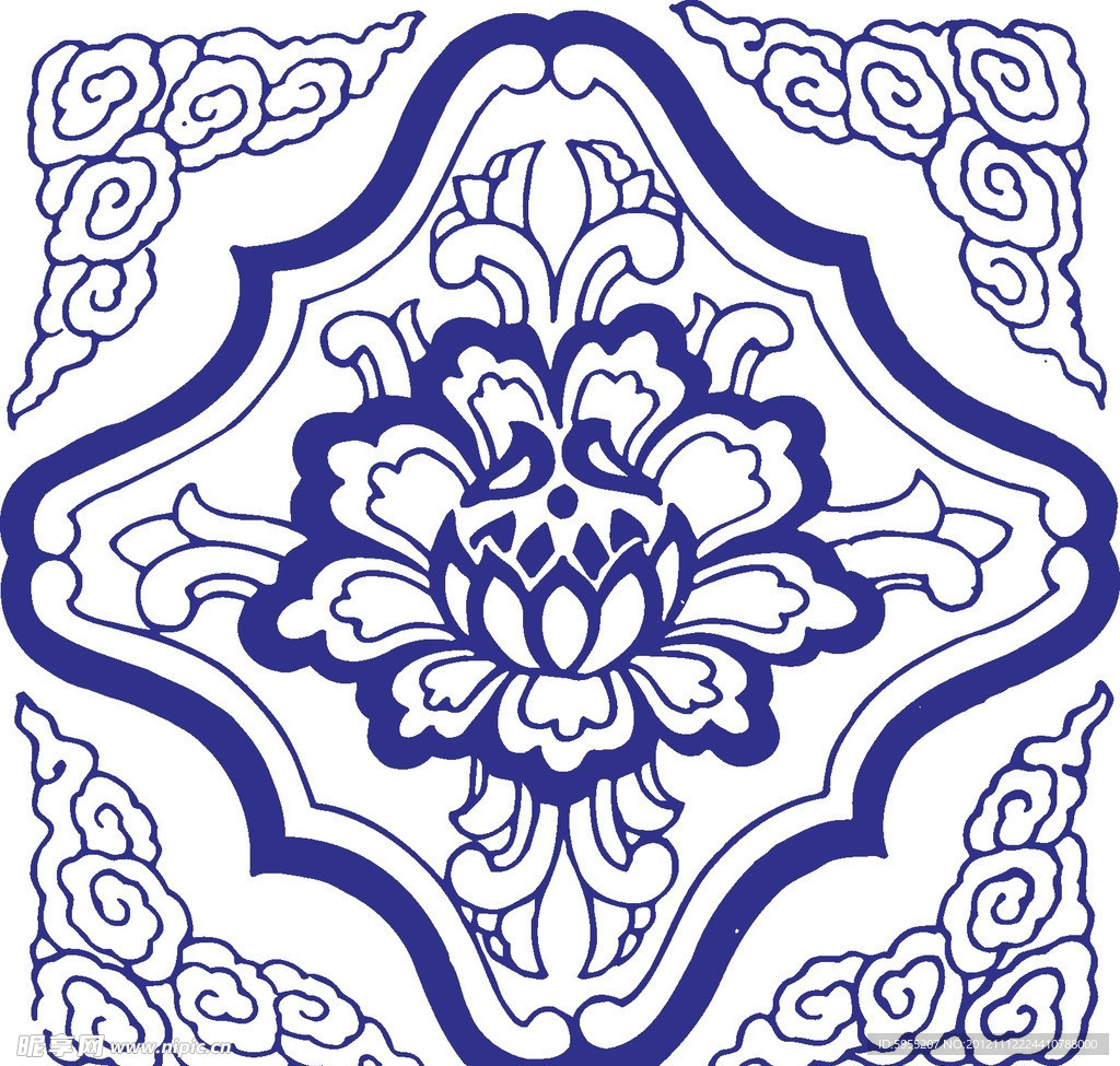 青花瓷图案