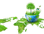 环保低碳绿色的地球