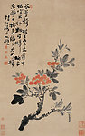 石涛 山茶图