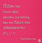 字体
