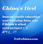 字体