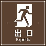 安全出口 标志