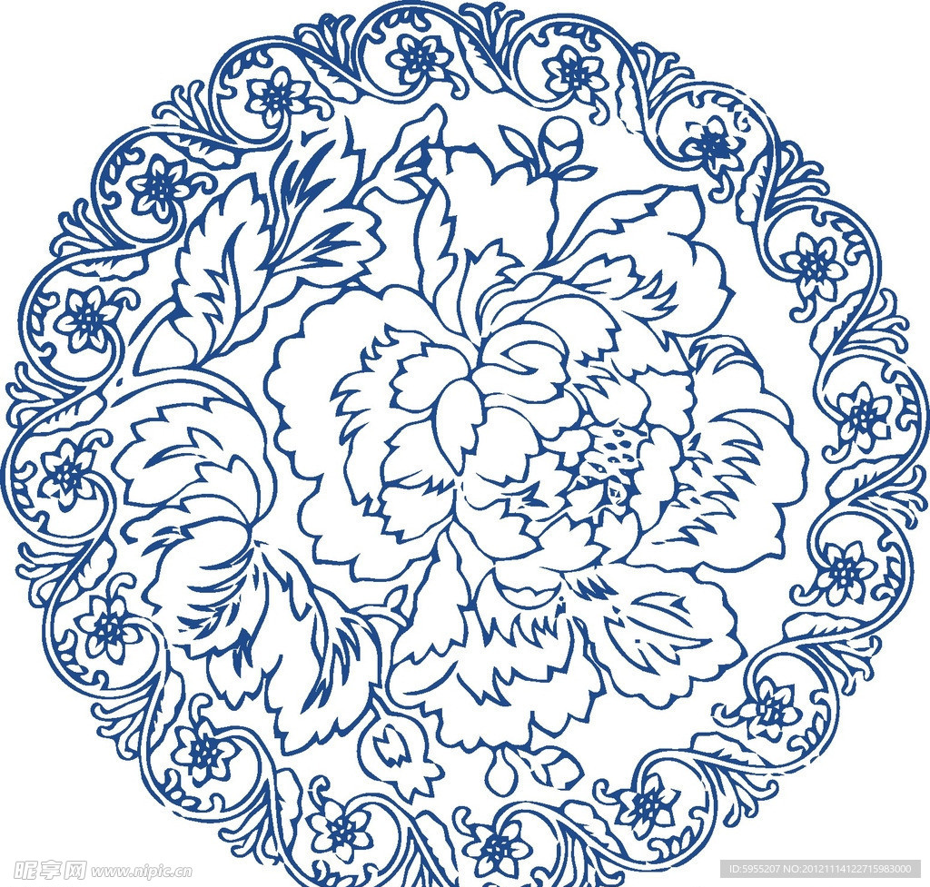 青花瓷图案