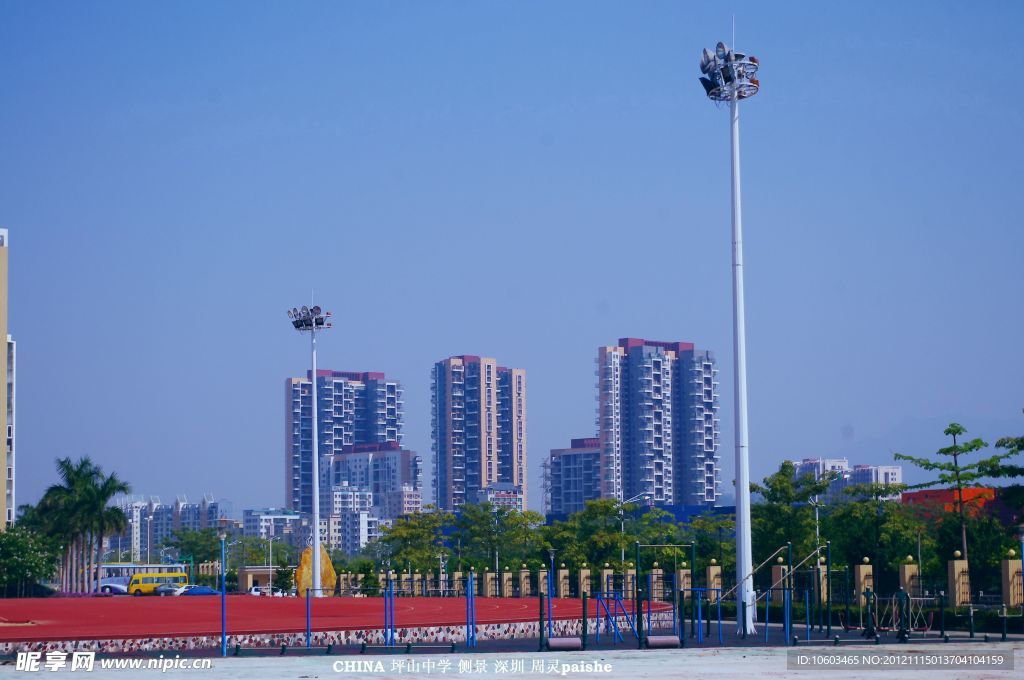 城市楼景 校园景观