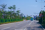 城市干道 绿色道路