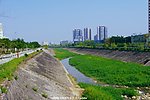 绿色渠沟 河流建筑