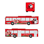 安吉尔 2012年元旦 促销 巴士车身广告