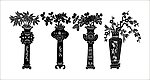 矢量 花纹 花边