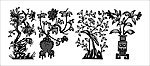 矢量 花纹 花边