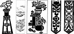 矢量 花纹 花边