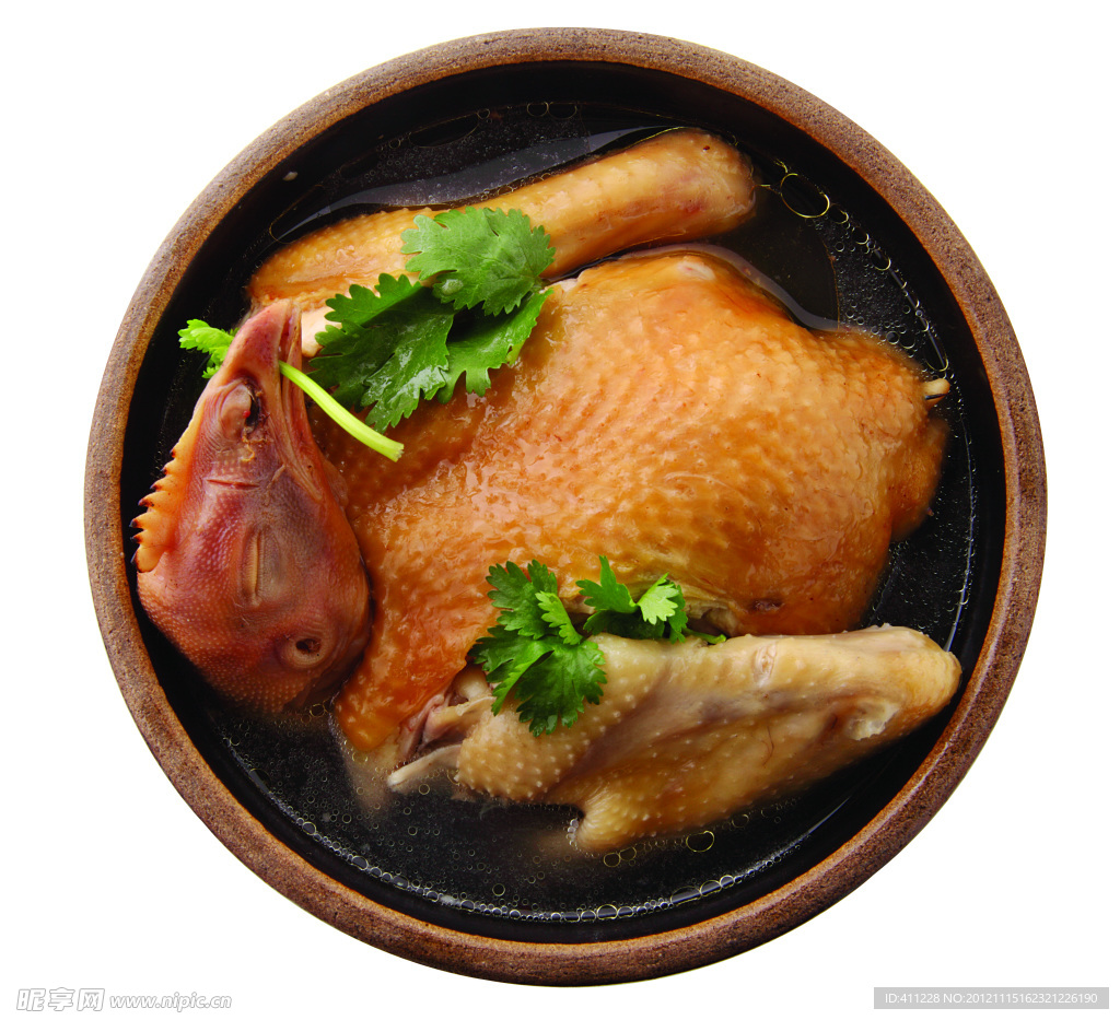 中华美食砂锅炖鸡
