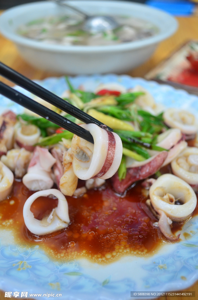 葱油章鱼