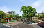 温馨住宅小区效果图