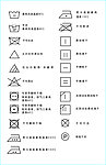 服装洗涤说明标志
