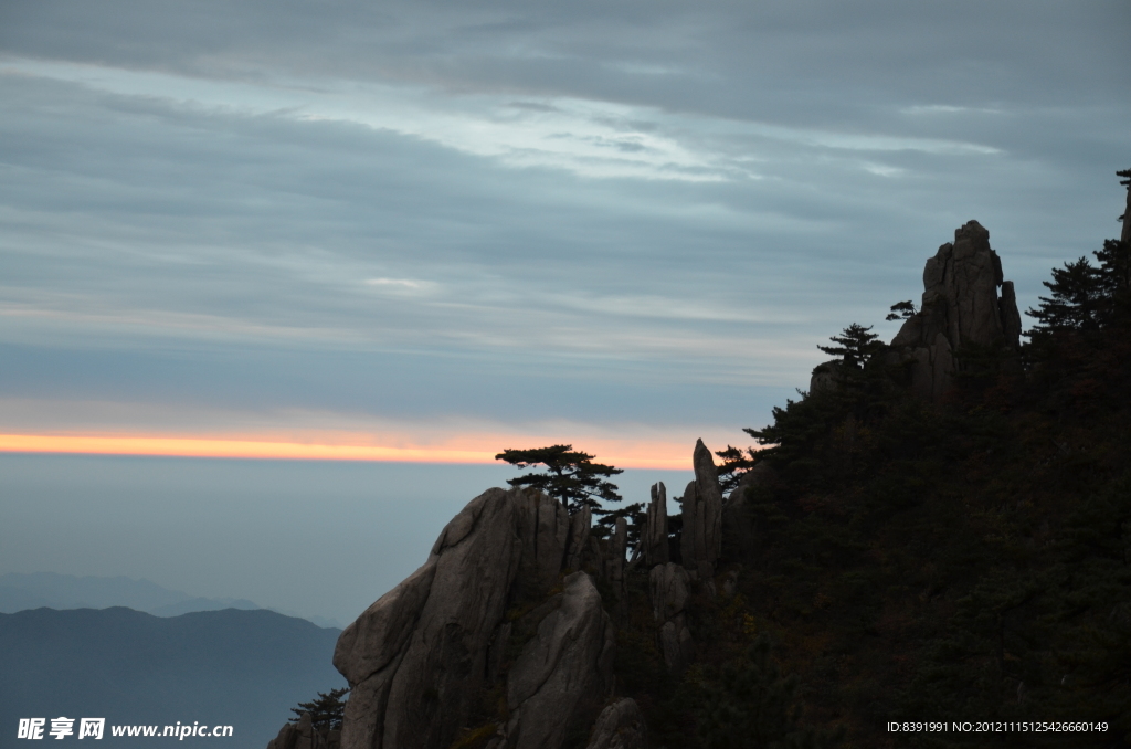 黄山日出