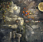 抽象油画
