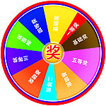 抽奖大转盘色彩搭配