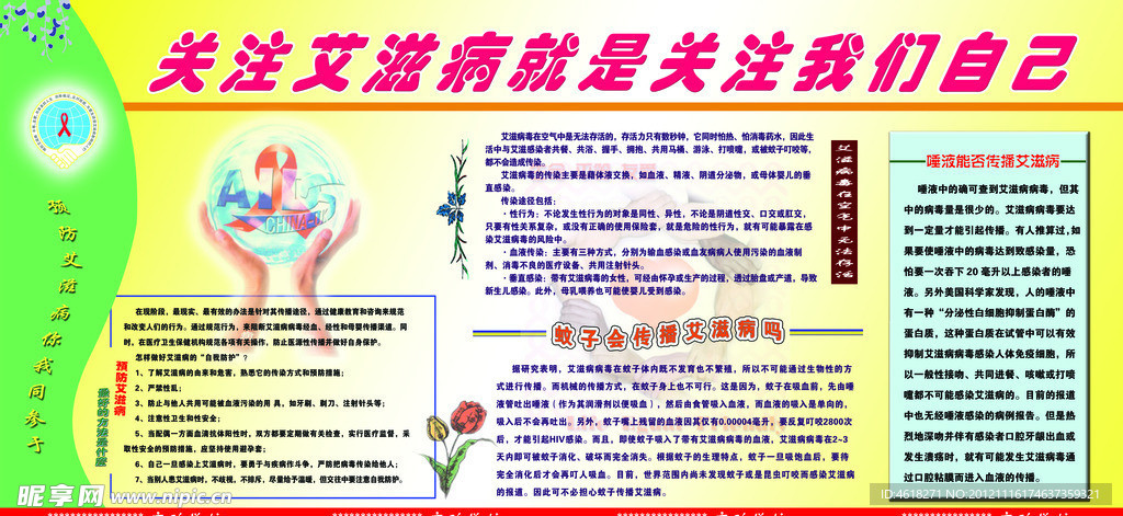 关注艾滋病