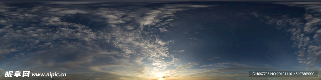 全景天空