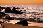 海岸夕阳