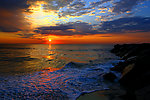 海洋夕阳美景